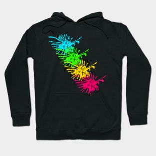 Lionfish rainbow 2 Hoodie